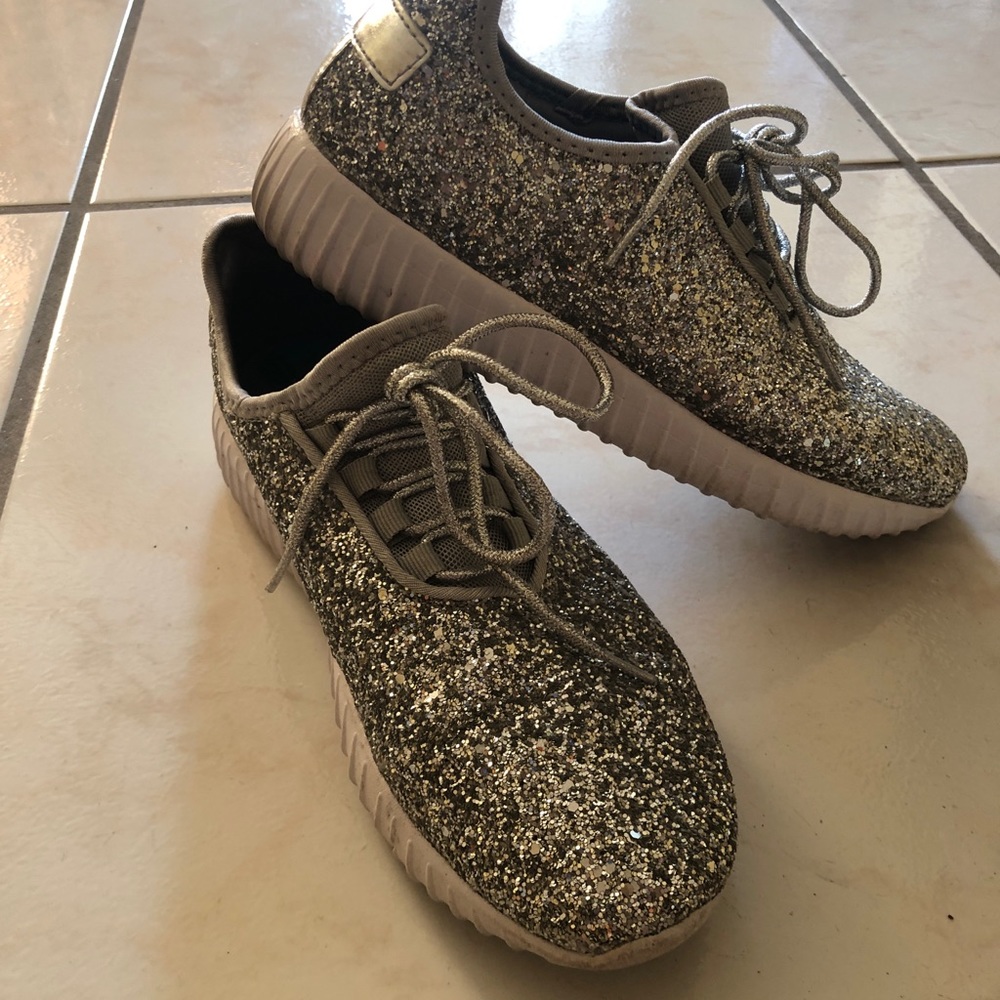 Silver Glittery Easy Steppers!